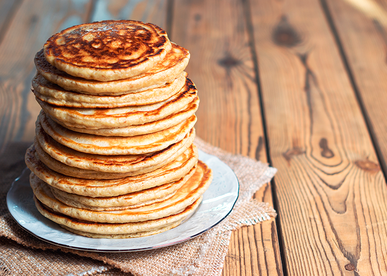 Tortitas sanas , deliciosas y rápidas . «Healthy pancakes»